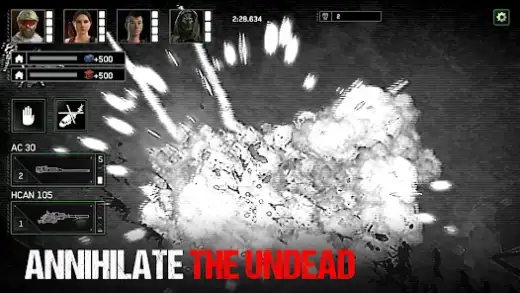 لقطة شاشة من Zombie Gunship Survival