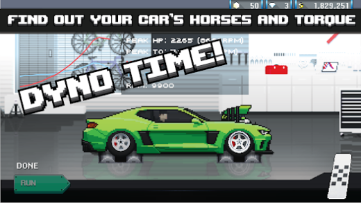لقطة شاشة من Pixel Car Racer
