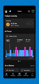 لقطة شاشة من Garmin Connect™