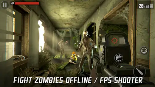لقطة شاشة من Zombie Sniper War 3 – Fire FPS