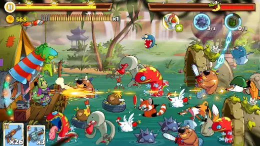 لقطة شاشة من Swamp Attack 2