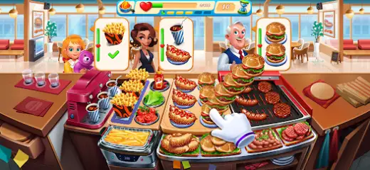 لقطة شاشة من Cooking Marina – cooking games